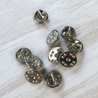 BUTTERFLY CLASP CLUTCH PINS x 10 | MEDALS |  MOUNTING | REPLACEMENT | CLASP