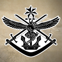 ADF TRI-SERVICE EMBLEM DECAL | STICKER | 77mm x 69mm | 7yr WTR + UV PROOF