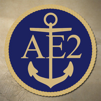 ROYAL AUSTRALIAN NAVY AE 2 EMBLEM DECAL | STICKER | 75MM DIAMETER | MARINE
