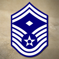 USAF SENIOR MASTER SERGEANT DECAL STICKER | 3" x 4.6" | E7 | SMSGT1 | AIR FORCE
