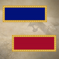 US ARMY MERIT UNIT + PUC CITATION DECAL STICKER | 50mm x 18.5mm | 7yr WTR+UV PRF