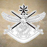 ADF TRI SERVICE EMBLEM DECAL | STICKER | 77mm x 69mm | 7yr WTR + UV PROOF