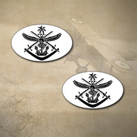ADF TRI-SERVICE EMBLEM DECALS X2 | STICKER | 50mm x 30mm | 7yr WTR + UV PROOF