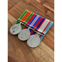 WW2 Defence, 1939-45 War and 1939-45 Australian Serrvice Medal Set | Court Mounted | Replica | Military | ADF | Full Size | ASM 