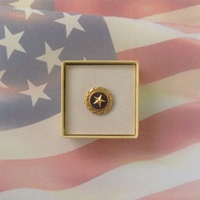 WWI & WWII GOLD STAR LAPEL BADGE | KIA | AUTHENTIC | CONFLICT