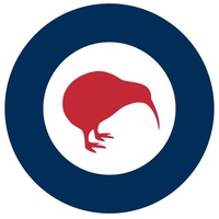 NEW ZEALAND AIR FORCE ROUNDEL - RIGHT FACING | 100MM DIAMETER | NZ | KIWI | RNZAF