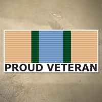 UN SOMALIA MEDAL DECAL - PROUD VETERAN | 150MM X 65MM | MILITARY | PEACEKEEPING