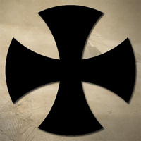 MALTESE CROSS STICKER 2 / DECAL | IMPERIAL | MILITARY | MULTIPLE SIZES | CHOPPER