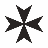 MALTESE CROSS STICKER / DECAL | MILITARY | MULTIPLE SIZES & COLORS | CHOPPER