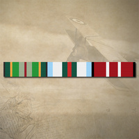 AASM 1975+, INTERFET EAST TIMOR AND ADM MEDAL RIBBON BAR STICKER DECAL