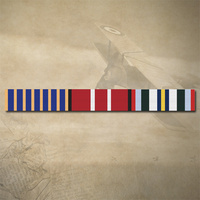 NATIONAL MEDAL, ADM AND NATIONAL ANNIVERSARY SERVICE MEDAL RIBBON BAR STICKER / DECAL | WATER & UV PROOF
