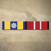 DEFENCE FORCE SERVICE MEDAL + ADM MEDAL RIBBON BAR STICKER / DECAL | WATER & UV PROOF
