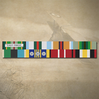 AASM, INTERFET, AFG, ASM, AOSM, DLSM, ADM + TIMOR LESTE RIBBON BAR STICKER / DECAL | WATER & UV PROOF