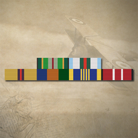 AASM, INTERFET, IRAQ, AOSM BORDER PROTECT, DLSM, ADM MEDALRIBBON BAR STICKER / DECAL | WATER & UV PROOF