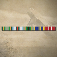 AASM, INTERFET, ASM, DLSM ADM MEDAL RIBBON BAR DECAL - 15MM X 225MM | AUSSIE | PRIDE | SERVICE
