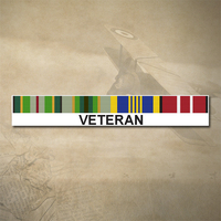 AASM 75+, IRAQ, ASM, DLSM, ADM + ICB BADGE MEDAL RIBBON BAR DECAL | 300MM WIDTH