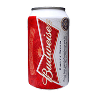 BUDWEISER CAN DECAL | STICKER | BAR | NOVELTY | MAN CAVE | 122MM X 62MM