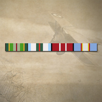 AASM 75+, INTERFET, ADM AND UN EAST TIMOR MEDAL RIBBON BAR STICKER / DECAL | WATER & UV PROOF