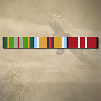 AUSTRALIAN ACTIVE SERVICE MEDAL, AFGHANISTAN MEDAL + ADM  RIBBON BAR STICKER / DECAL | WATER & UV PROOF