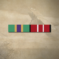 AUSTRALIAN OPERATIONAL SERVICE MEDAL CIVILIAN AND ADM MEDAL RIBBON BAR STICKER / DECAL | WATER & UV PROOF