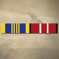 AUSTRALIAN DEFENCE LONG SERVICE AND ADM MEDAL RIBBON BAR STICKER / DECAL | WATER & UV PROOF