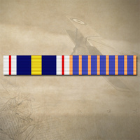 NATIONAL POLICE SERVICE MEDAL + NATIONAL MEDAL RIBBON BAR STICKER / DECAL | WATER & UV PROOF