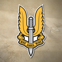 SPECIAL AIR SERVICE (SAS) STICKER / DECAL | WATER & UV PROOF