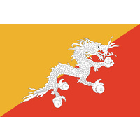 BHUTAN COUNTRY FLAG | STICKER | DECAL | MULTIPLE STYLES TO CHOOSE FROM