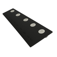 Miniature Medal Court Mounting Plate [ 10 Medals ] | 160mm x 40mm
