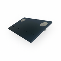 Miniature Medal Court Mounting Plate [ 4 Medals ] | 64mm x 40mm