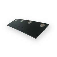 Miniature Medal Court Mounting Plate [ 7 Medals ] | 112mm x 40mm