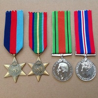 WWII PACIFIC STAR MEDAL GROUP | KOKODA | ANZAC | WORLD WAR II | ANTIQUE TONE