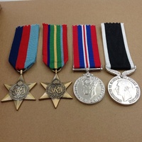 WWII PACIFIC STAR MEDAL GROUP | NZ | KOKODA | ANZAC | WORLD WAR II | ANTIQUE | 