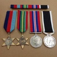 WWII PACIFIC STAR MEDAL GROUP + BAR | NZ | KOKODA | ANZAC | WWII | ANTIQUE | 