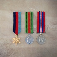 1939 - 45 STAR, DEFENCE + 1939-45 WAR MEDAL TRIO MEDAL SET | GOLD | AUSTRALIA