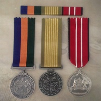 OSM BORDER PROTECT, NATIONAL EMERGENCY MEDAL, ADM MEDAL SET + RIBBON BAR | AOSM