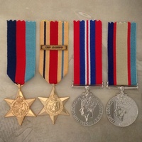 WWII AFRICA STAR 8th ARMY + ASM MEDAL SET | WORLD WAR TWO | GOLD |  AUSTRALIA