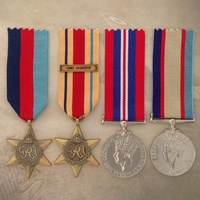 WWII AFRICA STAR 8th ARMY MEDAL SET | ANTIQUE TONE | WORLD WAR TWO | AUSTRALIA 