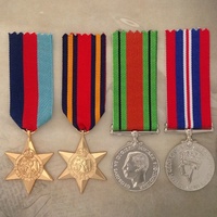 WWII BURMA STAR MEDAL SET | GOLD TONE | WORLD WAR TWO | AUSTRALIA | ARMY