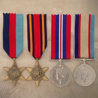 WWII BURMA STAR + ASM MEDAL SET | ANTIQUE TONE | WORLD WAR TWO | AUSTRALIA 