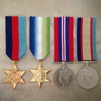 1939-45 STAR, ATLANTIC STAR, 1939-45 WAR MEDAL+ 1939-45 ASM MEDAL SET