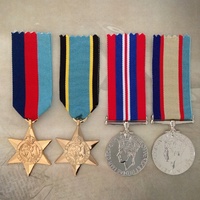 1939-45 STAR, AIR CREW EUROPE STAR, 1939-45 WAR MEDAL+ 1939-45 ASM MEDAL SET