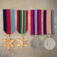 1939-45 STAR, PACIFIC STAR, 1939-45 WAR MEDAL+ 1939-45 ASM MEDAL SET