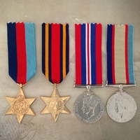 1939-45 STAR, BURMA STAR, 1939-45 WAR MEDAL+ 1939-45 ASM MEDAL SET