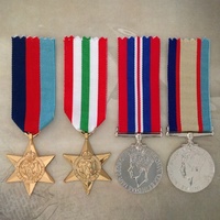 1939-45 STAR, ITALY STAR, 1939-45 WAR MEDAL+ 1939-45 ASM MEDAL SET