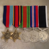 WWII BURMA STAR, 1939-45 DEFENCE, WAR AND NZWSM MEDAL SET | WWII | ANTIQUE TONE