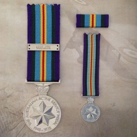 AUSTRALIAN ACTIVE SERVICE MEDAL 1945 - 1975  + MINI, MALAYA CLASP & BAR | AASM 