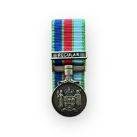 NZ Defence Medal - "Regular" Clasp  [Miniature] - Court Mounted