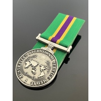 Australian Operational Service Medal - Civilian Service | Replica | Court Mounted | Service | Military | ADF | AOSM