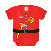 Fireman 1pc Bodysuit | FIREMAN | DRESS | COSTUME | PLAY